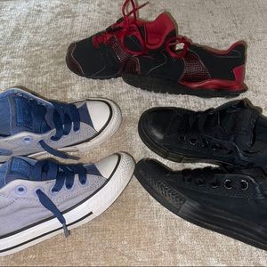 Boys size 10/11 shoes ~Nike & Converse~